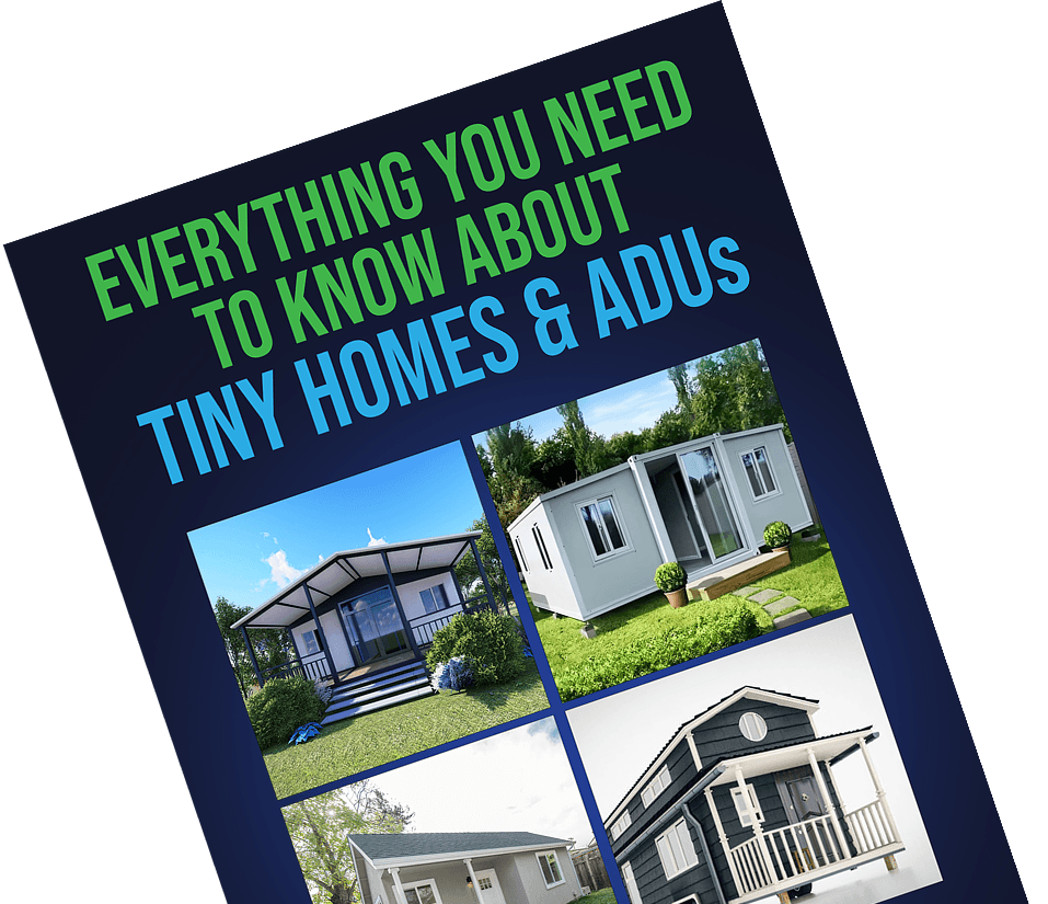 Cover of “Everything You Need To Know About Tiny Homes & ADUs”, 2026 Edition