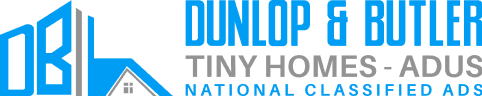Dunlop & Butler — Tiny Homes & ADUs, national classified ads